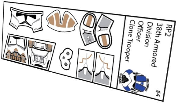 38th Armored Division Officer Clone Trooper