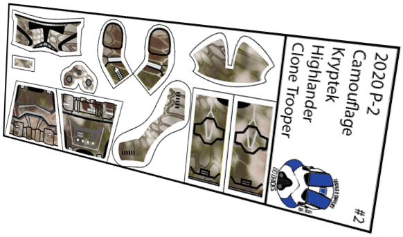 Camouflage Kryptek Highlander Clone Trooper