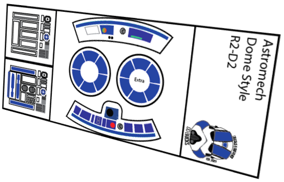 Astromech Decals (Round Top)