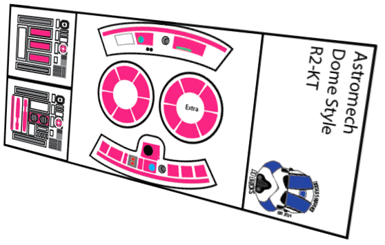 Astromech Decals (Round Top)