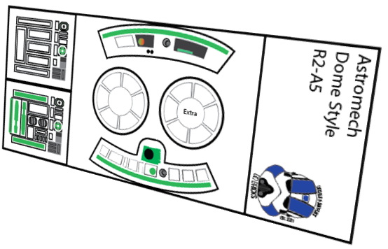 Astromech Decals (Round Top)
