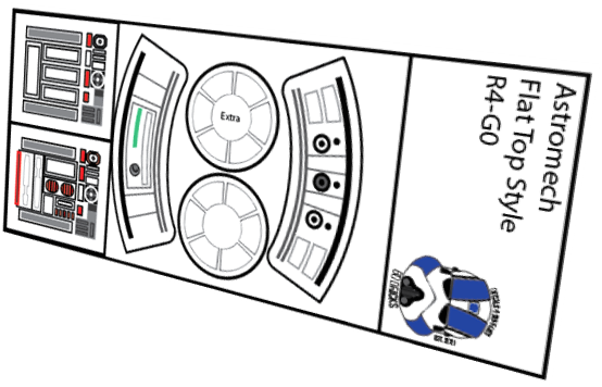 Astromech Decals (Flat Top)