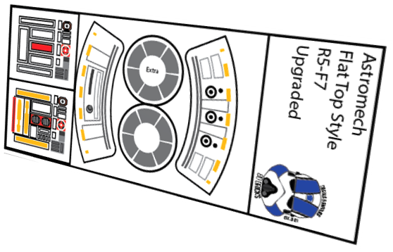 Astromech Decals (Flat Top)