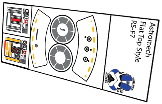 Astromech Decals (Flat Top)