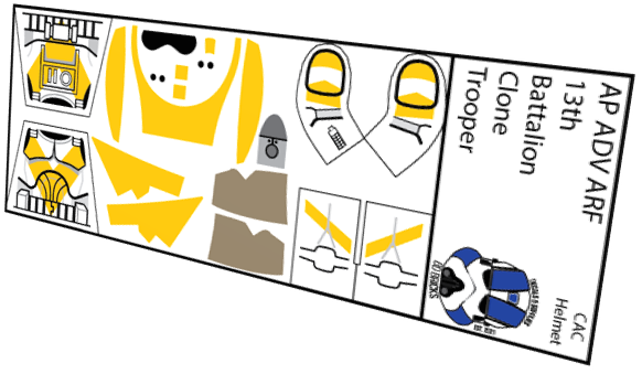 13th Legion Clone ADV ARF