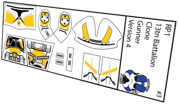 13th Battalion Clone Gunner Version 4