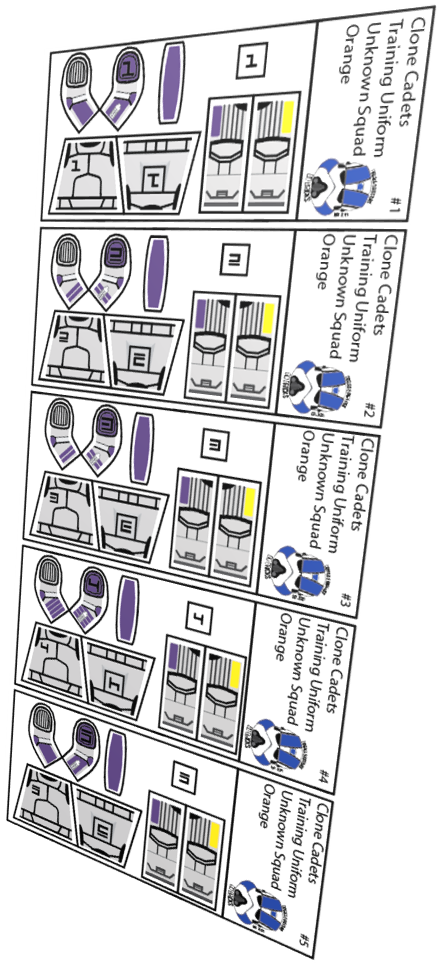 Training Clone Cadets Purple Squad