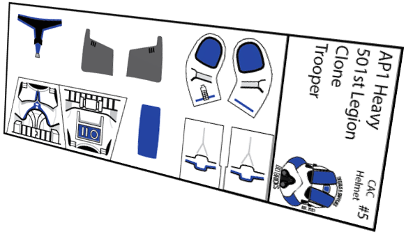 501st Clone Heavy Phase 1