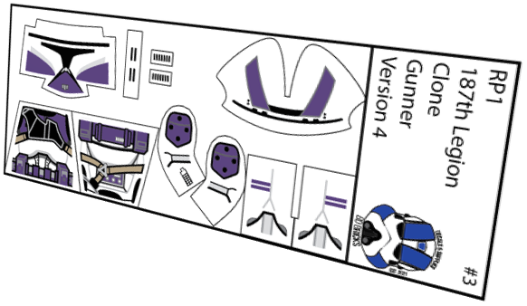 187th Legion Clone Gunner Version 4