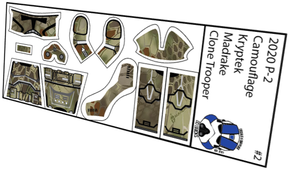 Camouflage Kryptek Madrake Clone Trooper