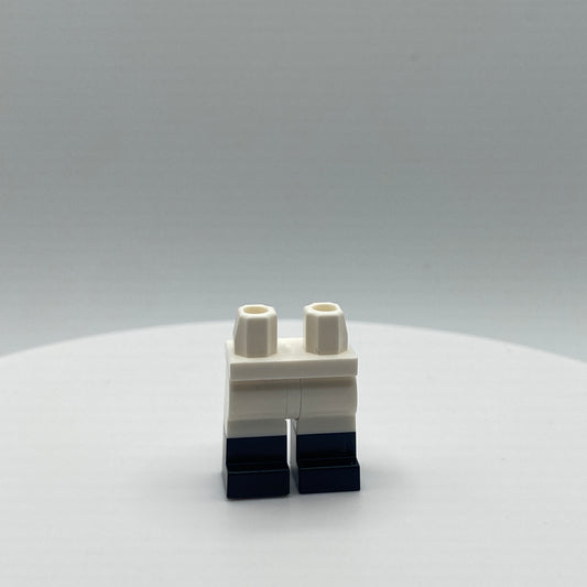 Official LEGO White Legs w/ Black Boots