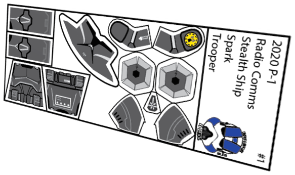 Stealth Ship Radio Comms Spark Clone Trooper