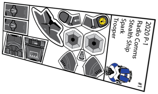 Stealth Ship Radio Comms Spark Clone Trooper