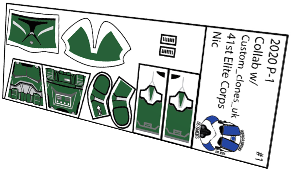 41st Elite Corps Nic (Custom_clones_uk x BD Bricks)