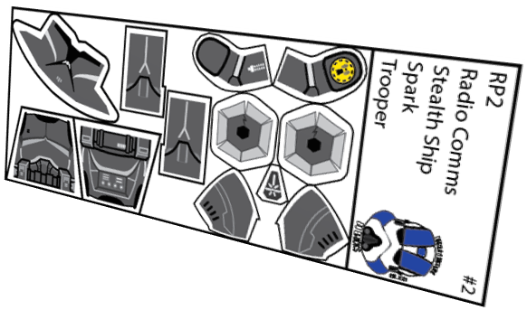 Stealth Ship Radio Comms Spark Clone Trooper