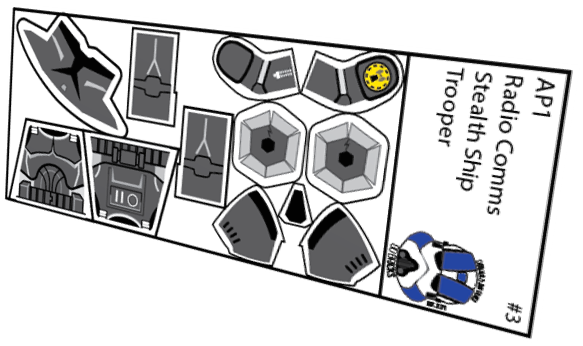 Stealth Ship Radio Comms Clone Trooper