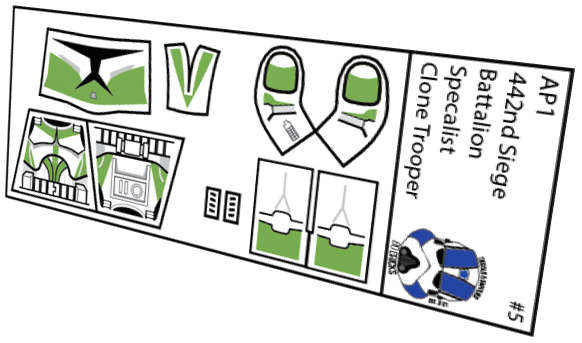 442nd Siege Battalion Specialist Clone Trooper
