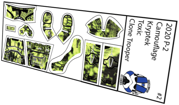 Camouflage Kryptek Toxic Clone Trooper