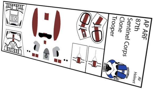 87th Sentinel Corps Clone ARF