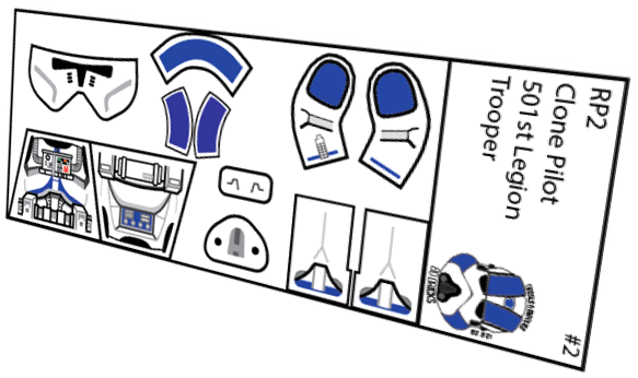 501st Legion Phase 2 Pilot Clone Trooper