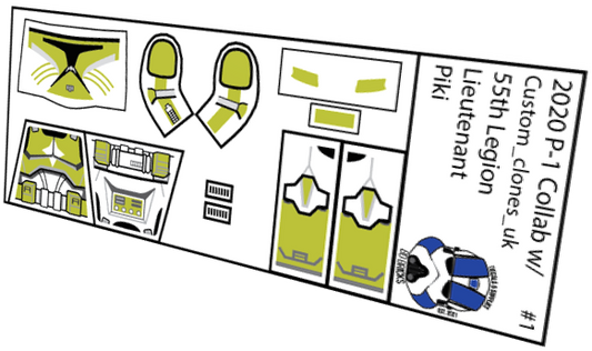 55th Legion LT. Piki (Custom_clones_uk x BD Bricks) (Copy)