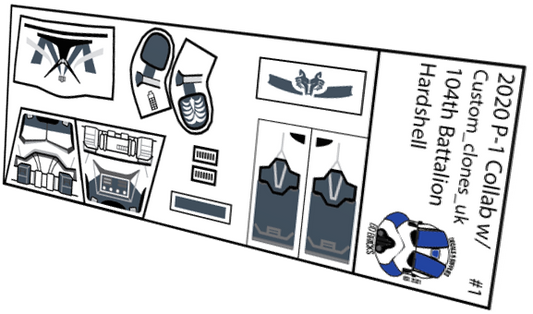 104th Battalion Hardshell (Custom_clones_uk x BD Bricks)