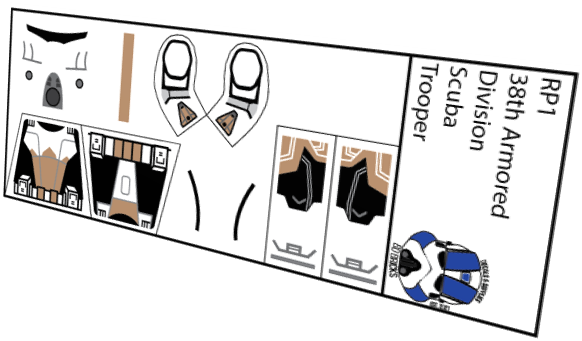 38th Armored Division Scuba Clone Trooper