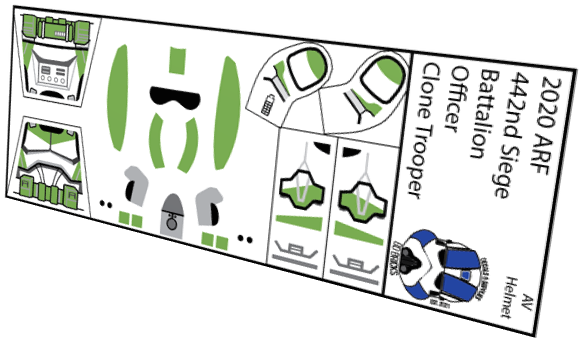 442nd Siege Battalion Clone ARF