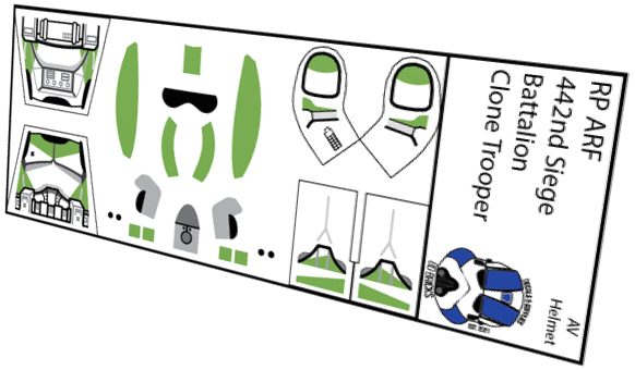 442nd Siege Battalion Clone ARF