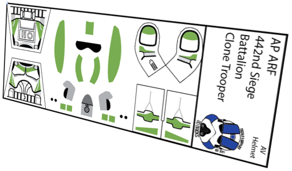 442nd Siege Battalion Clone ARF