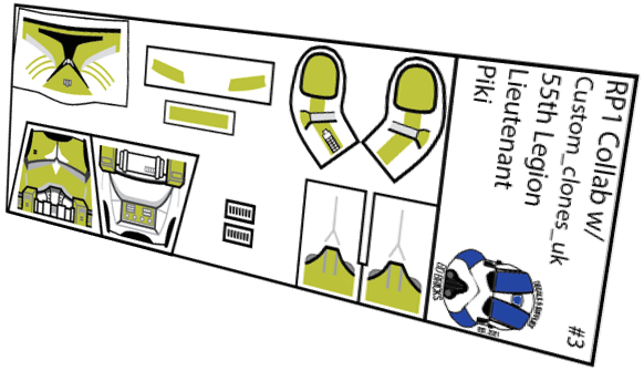 55th Legion LT. Piki (Custom_clones_uk x BD Bricks) (Copy)
