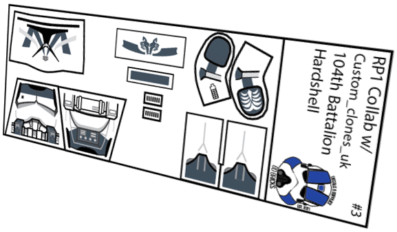 104th Battalion Hardshell (Custom_clones_uk x BD Bricks)