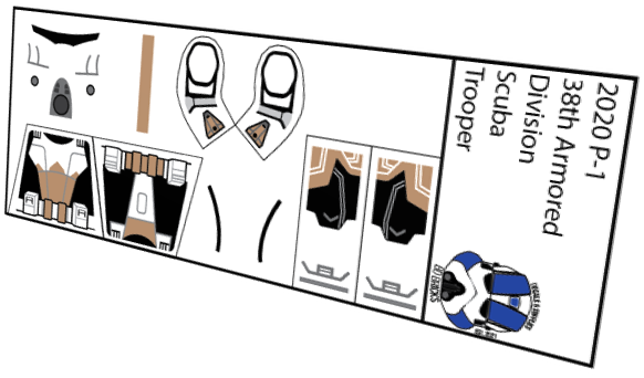 38th Armored Division Scuba Clone Trooper