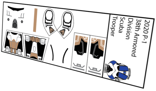 38th Armored Division Scuba Clone Trooper