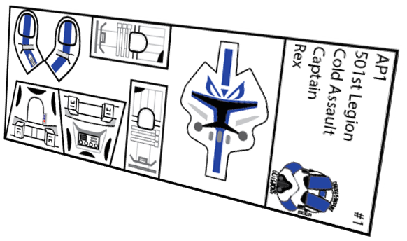 501st Legion Captain Rex Cold Assault Trooper
