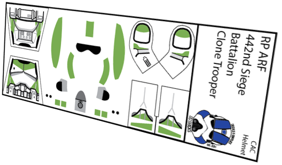 442nd Siege Battalion Clone ARF