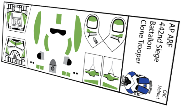 442nd Siege Battalion Clone ARF