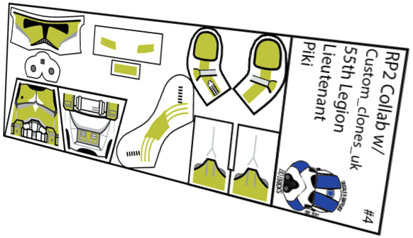 55th Legion LT. Piki (Custom_clones_uk x BD Bricks) (Copy)
