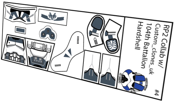 104th Battalion Hardshell (Custom_clones_uk x BD Bricks)