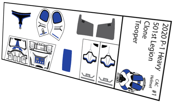 501st Clone Heavy Phase 1