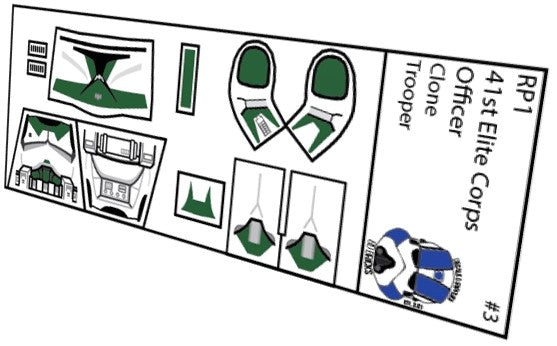 41st Elite Corps Officer Clone Trooper