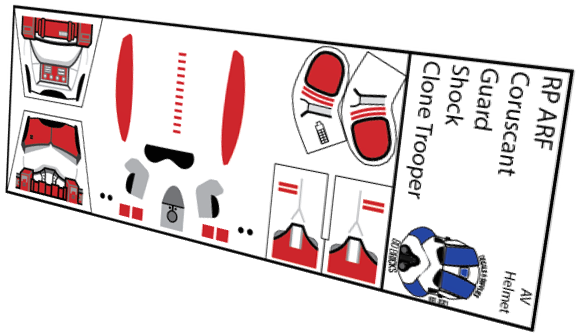 Coruscant Guard Shock Clone ARF