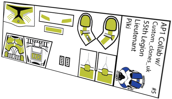 55th Legion LT. Piki (Custom_clones_uk x BD Bricks) (Copy)