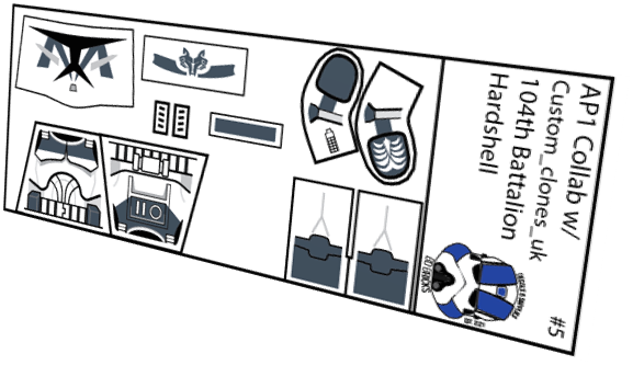 104th Battalion Hardshell (Custom_clones_uk x BD Bricks)