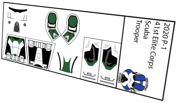 41st Elite Corps Scuba Clone Trooper