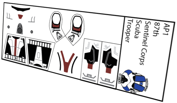 87th Sentinel Corps Scuba Clone Trooper