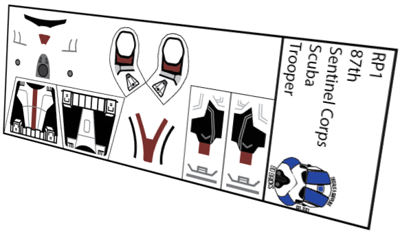 87th Sentinel Corps Scuba Clone Trooper