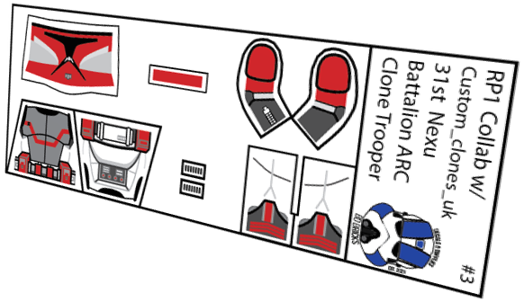 31st Nexu Battalion ARC Trooper (Custom_clones_uk x BD Bricks)