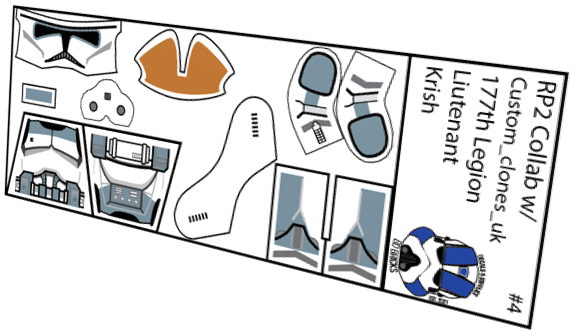 177th Legion Lieutenant Krish (Custom_clones_uk x BD Bricks)