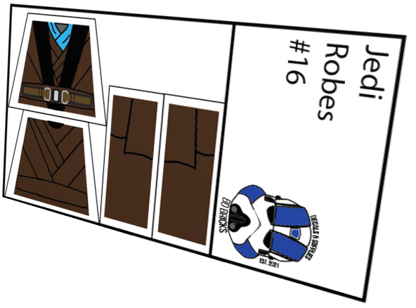 Jedi Robes (Black Split Atire)